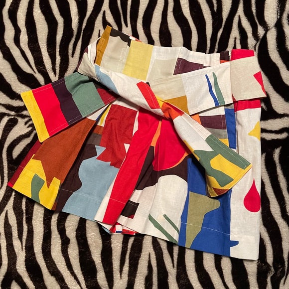 SOLD Sezane x C. Kero Abstract Shorts - Picture 5 of 7